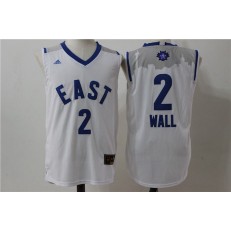 Washington Wizards #2 John Wall White 2016 NBA All Star Jersey