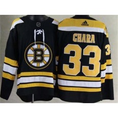 Adidas Boston Bruins #33 Zdeno Chara Black Home Authentic Stitched NHL Jersey