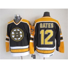Boston Bruins #12 Adam Oates Black CCM Throwback New Stitched NHL Jersey
