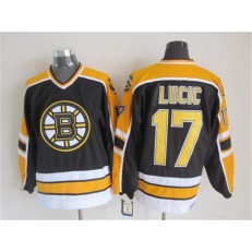 Boston Bruins #17 Milan Lucic Black CCM Throwback New Stitched NHL Jersey