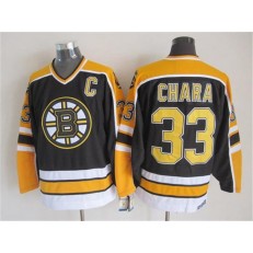 Boston Bruins #33 Zdeno Chara Black CCM Throwback New Stitched NHL Jersey