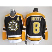 Boston Bruins #8 Cam Neely Black CCM Throwback New Stitched NHL Jersey