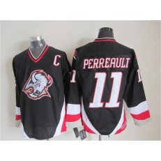 Buffalo Sabres #11 Gilbert Perreault Black CCM Throwback Stitched NHL Jersey