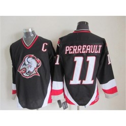 Buffalo Sabres #11 Gilbert Perreault Black CCM Throwback Stitched NHL Jersey