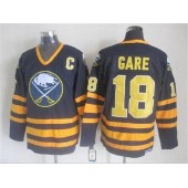 Buffalo Sabres #18 Danny Gare Navy Blue CCM Throwback Stitched NHL Jersey