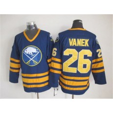 Buffalo Sabres #26 Thomas Vanek Navy Blue CCM Throwback Stitched NHL Jersey
