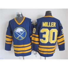Buffalo Sabres #30 Ryan Miller Navy Blue CCM Throwback Stitched NHL Jersey