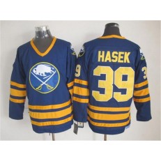 Buffalo Sabres #39 Dominik Hasek Navy Blue CCM Throwback Stitched NHL Jersey