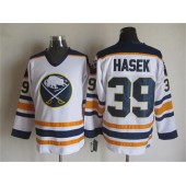 Buffalo Sabres #39 Dominik Hasek White CCM Throwback Stitched NHL Jersey