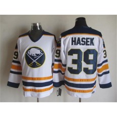 Buffalo Sabres #39 Dominik Hasek White CCM Throwback Stitched NHL Jersey