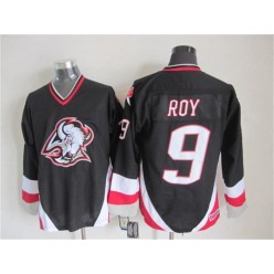 Buffalo Sabres #9 Derek Roy Black CCM Throwback Stitched NHL Jersey