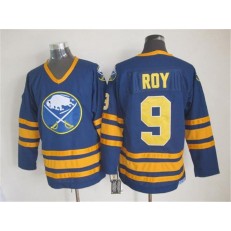 Buffalo Sabres #9 Derek Roy Navy Blue CCM Throwback Stitched NHL Jersey