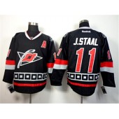 Carolina Hurricanes #11 Jordan Staal Black Third Hockey Stitched NHL Jersey