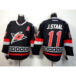 Carolina Hurricanes #11 Jordan Staal Black Third Hockey Stitched NHL Jersey