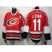 Carolina Hurricanes #11 Jordan Staal Red Third Hockey Stitched NHL Jersey