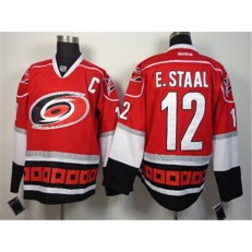Carolina Hurricanes #12 Eric Staal Red Third Hockey Stitched NHL Jersey