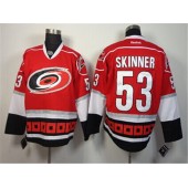 Carolina Hurricanes #53 Jeff Skinner Red Third Hockey Stitched NHL Jersey