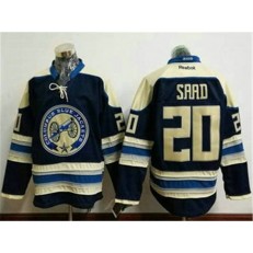 Columbus Blue Jackets #20 Brandon Saad Blue Third Stitched NHL Reebok Hockey Jersey