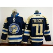 Columbus Blue Jackets #71 Nick Foligno Blue Third Stitched NHL Reebok Hockey Jersey