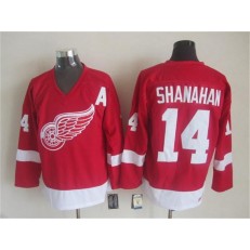 Detroit Red Wings #14 Brendan Shanahan Red CCM Throwback Stitched NHL Jersey