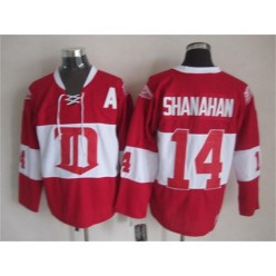 Detroit Red Wings #14 Brendan Shanahan Red Winter Classic CCM Throwback Stitched NHL Jersey