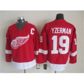 Detroit Red Wings #19 Steve Yzerman Red CCM Stitched NHL Jersey