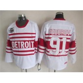 Detroit Red Wings #91 Sergei Fedorov White 75TH CCM Stitched NHL Jersey