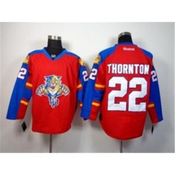 Florida Panthers #22 Shawn Thornton Red Home Stitched NHL Jersey