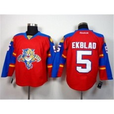 Florida Panthers #5 Aaron Ekblad Red Home Stitched NHL Jersey