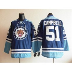 Florida Panthers #51 Brian Campbell Blue Third Stitched NHL Jersey