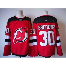 Adidas New Jersey Devils 30 Martin Brodeur Red Home Authentic Stitched NHL Jersey