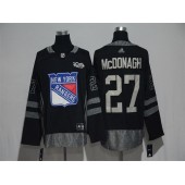 Adidas New York Rangers 27 Ryan McDonagh Black 1917-2017 100th Anniversary Stitched NHL Jersey