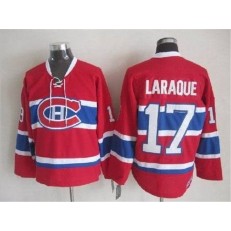 Montreal Canadiens 17 Rene Bourque Stitched Red CH CCM Throwback NHL Jersey