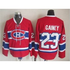 Montreal Canadiens 23 Bob Gainey Stitched Red CH CCM Throwback NHL Jersey