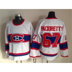 Montreal Canadiens 67 Max Pacioretty White CCM Throwback Stitched NHL Jersey
