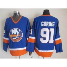 New York Islanders 91 John Tavares Baby Blue CCM Throwback Stitched NHL Jersey