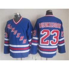 New York Rangers 23 Jeff Beukeboom Blue CCM Heroes Of Hockey Alumni Stitched NHL Jersey