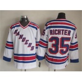 New York Rangers 35 Mike Richter White CCM Heroes of Hockey Alumni Stitched NHL Jersey