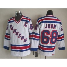 New York Rangers 68 Jaromir Jagr White CCM Heroes of Hockey Alumni Stitched NHL Jersey