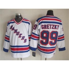 New York Rangers 99 Wayne Gretzky White CCM Heroes of Hockey Alumni Stitched NHL Jersey