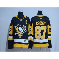 Adidas Pittsburgh Penguins #87 Sidney Crosby Black Home Authentic Stitched NHL Jersey