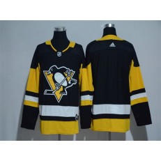 Adidas Pittsburgh Penguins Blank Black Home Authentic Stitched NHL Jersey