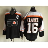 Philadelphia Flyers #16 Bobby Clarke Black CCM Throwback Stitched NHL Jersey