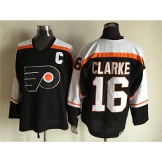 Philadelphia Flyers #16 Bobby Clarke Black CCM Throwback Stitched NHL Jersey