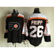 Philadelphia Flyers #26 Brian Propp Black CCM Throwback Stitched NHL Jersey