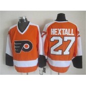 Philadelphia Flyers #27 Ron Hextall Orange CCM Throwback Stitched NHL Jersey