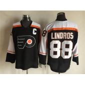 Philadelphia Flyers #88 Eric Lindros Black CCM Throwback Stitched NHL Jersey