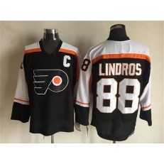 Philadelphia Flyers #88 Eric Lindros Black CCM Throwback Stitched NHL Jersey