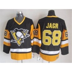 Pittsburgh Penguins #68 Jaromir Jagr Black CCM Throwback Stitched NHL Jersey