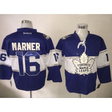 Toronto Maple Leafs #16 Mitchell Marner 100th Anniversary Blue Reebok Stitched NHL Jersey
